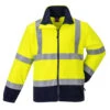 Portwest High Visibility Flame Resistant Work Fleece -Vêtements Travail Série polaire de travail haute visibilite portwest resistant a la flamme jaune marine 1