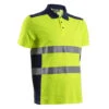 Polo De Travail Manches Courtes Haute Visibilité Anti-UV Coverguard OKI -Vêtements Travail Série polo de travail manches courtes haute visibilite anti uv coverguard oki jaune