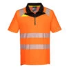 Polo De Travail Anti UV UFP 40+ HV Coupe Slim Portwest DX4 1 Polo De Travail Anti UV UFP 40+ HV Coupe Slim Portwest DX4 -Vêtements Travail Série polo dx4 haute visibilite mc portwest 3 1
