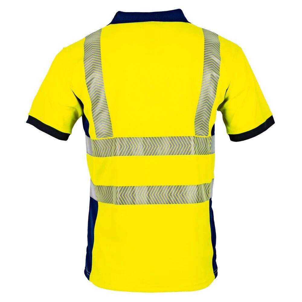 Polo Haute Visibilité Bicolore Manches Courtes Anti-UV LMA VISION 4 Polo Haute Visibilité Bicolore Manches Courtes Anti-UV LMA VISION – Image 2