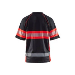 Polo Haute Visibilité Blaklader Anti-UV Et Anti-odeurs 37 Polo Haute Visibilité Blaklader Anti-UV Et Anti-odeurs -Vêtements Travail Série polo haute visibilite blaklader anti uv et anti odeurs noir rouge dos