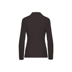 Polo Manches Longues Femme WK. Designed To Work -Vêtements Travail Série polo manches longues femme wk designed to work dos gris fonc