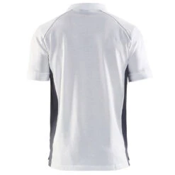 Polo Blaklader Maille Piqué Homme -Vêtements Travail Série polo pique homme blaklader blanc epaule grise dos 1