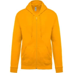 Sweat-shirt Zippé Capuche Kariban -Vêtements Travail Série ps k479 yellow 1