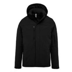 Parka Softshell Doublée à Capuche Homme Kariban -Vêtements Travail Série ps k650 black 1