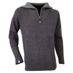 Pull Col Camionneur Cacao LMA -Vêtements Travail Série pull col camionneur cacao lma gris fonce