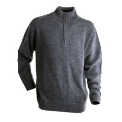 Pull Hiver Avec Col Camionneur Zippé LMA TABLETTE -Vêtements Travail Série pull hiver avec col camionneur zippe lma tablette gris