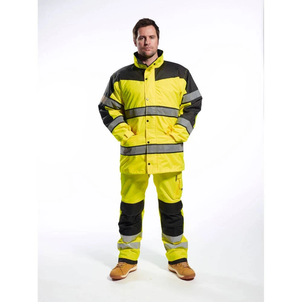 Parka Haute Visibilité Portwest HiVis Bicolore 4 Parka Haute Visibilité Portwest HiVis Bicolore – Image 2