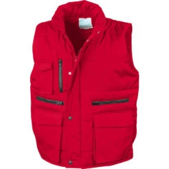 Gilet Sans Manches De Travail Matelassé Result -Vêtements Travail Série r127 red