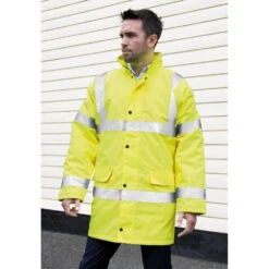 Manteau De Travail Hiver Haute Visibilité EN471 Result -Vêtements Travail Série r218x