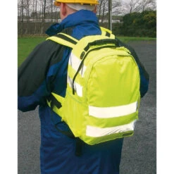 Sac à Dos Haute Visibilité Standard Portwest -Vêtements Travail Série sac a dos haute visibilite standard portwest jaune porte