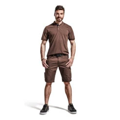 Short De Travail Blaklader Ripstop 31 Short De Travail Blaklader Ripstop -Vêtements Travail Série short de services ripstop blaklader polycoton marron noir port e 1
