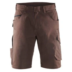 Short De Travail Blaklader Ripstop 26 Short De Travail Blaklader Ripstop -Vêtements Travail Série short de services ripstop blaklader polycoton marron noir 1