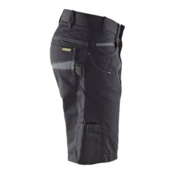 Short De Travail Blaklader Ripstop 35 Short De Travail Blaklader Ripstop -Vêtements Travail Série short de services ripstop blaklader polycoton noir gris fonc cot 1