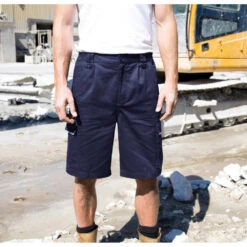 Short De Travail Action Work Guard Result -Vêtements Travail Série short de travail action work guard result navy mannequin