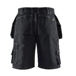Short De Travail Blaklader Artisan Cordura 100% Coton Croisé -Vêtements Travail Série short de travail artisan blaklader 100 coton croise 370g noir dos