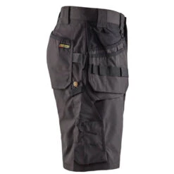 Short De Travail Blaklader Artisan été Polycoton -Vêtements Travail Série short de travail artisan ete blaklader polycoton gris fonce noir cote1