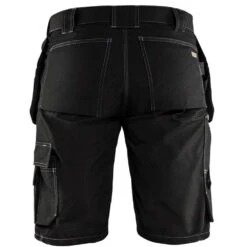 Short De Travail Blaklader Artisan été Polycoton -Vêtements Travail Série short de travail artisan ete blaklader polycoton noir dos