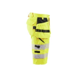 Short De Travail Avec Poches Flottantes Haut-visibilité Artisan Blaklader 16 Short De Travail Avec Poches Flottantes Haut-visibilité Artisan Blaklader -Vêtements Travail Série short de travail avec poches flottantes haut visibilite artisan blaklader jaune droite