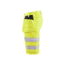 Short De Travail Avec Poches Flottantes Haut-visibilité Artisan Blaklader 17 Short De Travail Avec Poches Flottantes Haut-visibilité Artisan Blaklader -Vêtements Travail Série short de travail avec poches flottantes haut visibilite artisan blaklader jaune gauche