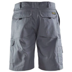 Short De Travail Blaklader SERVICES + Polycoton -Vêtements Travail Série short de travail services blaklader gris dos 1