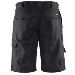 Short De Travail Blaklader SERVICES + Polycoton -Vêtements Travail Série short de travail services blaklader noir dos 2