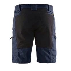 Short De Travail Services Blaklader STRETCH 30 Short De Travail Services Blaklader STRETCH -Vêtements Travail Série short de travail services stretch a poche cavaliere blaklader marine fonc noir dos