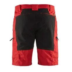 Short De Travail Services Blaklader STRETCH 38 Short De Travail Services Blaklader STRETCH -Vêtements Travail Série short de travail services stretch a poche cavaliere blaklader rouge noir dos