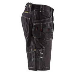 Short De Travail X1500 Blaklader 100% Coton Canvas 270g/m² -Vêtements Travail Série short de travail x1500 blaklader 100 coton canvas 270 g m noir cote
