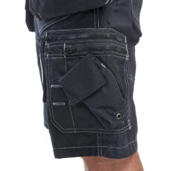 Short De Travail X1500 Blaklader 100% Coton Canvas 270g/m² -Vêtements Travail Série short de travail x1500 blaklader 100 coton canvas 270 g m noir detail 2