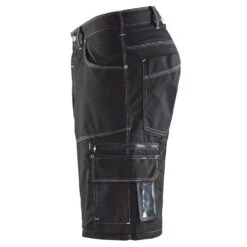 Short De Travail X1900 Blaklader Urban Polycoton -Vêtements Travail Série short de travail x1900 blaklader urban noir cote 2