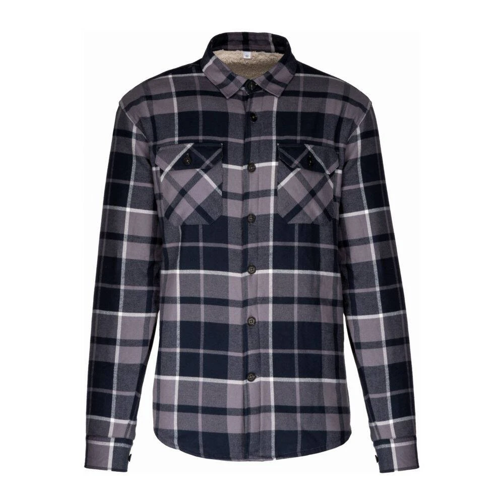 Surchemise à Carreaux En Flanelle Doublée Sherpa KARIBAN 3 Surchemise à Carreaux En Flanelle Doublée Sherpa KARIBAN