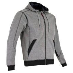 Sweat à Capuche Zippé Renforcé En Oxford LMA MADRIER