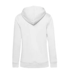 Sweat Capuche Organique FEMME B&C COLLECTION 27 Sweat Capuche Organique FEMME B&C COLLECTION -Vêtements Travail Série sweat capuche organique femme b c collection blanc dos