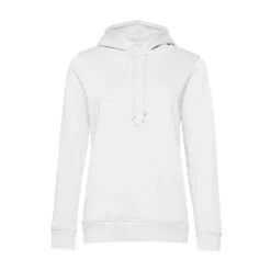 Sweat Capuche Organique FEMME B&C COLLECTION 26 Sweat Capuche Organique FEMME B&C COLLECTION -Vêtements Travail Série sweat capuche organique femme b c collection blanc face