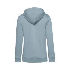 Sweat Capuche Organique FEMME B&C COLLECTION 29 Sweat Capuche Organique FEMME B&C COLLECTION -Vêtements Travail Série sweat capuche organique femme b c collection bleu gris dos