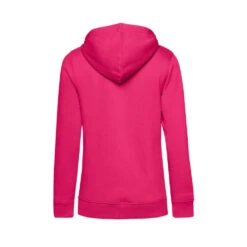 Sweat Capuche Organique FEMME B&C COLLECTION 35 Sweat Capuche Organique FEMME B&C COLLECTION -Vêtements Travail Série sweat capuche organique femme b c collection fuschia dos