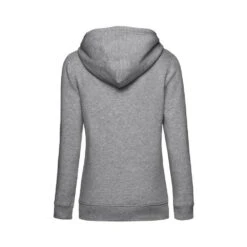 Sweat Capuche Organique FEMME B&C COLLECTION 37 Sweat Capuche Organique FEMME B&C COLLECTION -Vêtements Travail Série sweat capuche organique femme b c collection gris clair dos