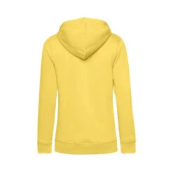 Sweat Capuche Organique FEMME B&C COLLECTION 39 Sweat Capuche Organique FEMME B&C COLLECTION -Vêtements Travail Série sweat capuche organique femme b c collection jaune dos