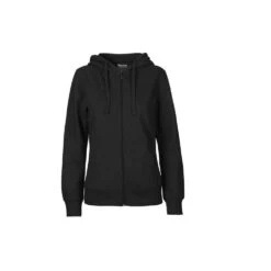 Sweat Capuche Zippé FEMME NEUTRAL -Vêtements Travail Série sweat capuche zipp femme neutral noir fac