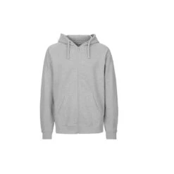 Sweat Capuche Zippé HOMME NEUTRAL -Vêtements Travail Série sweat capuche zipp homme neutral gris clair face