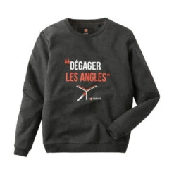 Sweat De Travail à Message Humoristique Parade DSWEAT 8 Sweat De Travail à Message Humoristique Parade DSWEAT -Vêtements Travail Série sweat de travail a message parade dsweat gris