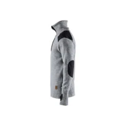 Sweat En Laine Col Zippé BLAKLADER -Vêtements Travail Série sweat en laine col zipp blaklader grischine gauche