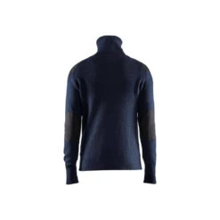 Sweat En Laine Col Zippé BLAKLADER -Vêtements Travail Série sweat en laine col zipp blaklader marine noir dos
