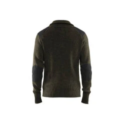 Sweat En Laine Col Zippé BLAKLADER -Vêtements Travail Série sweat en laine col zipp blaklader vert noir dos