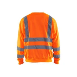 Sweat-shirt Haute Visibilité Blaklader Col Rond 21 Sweat-shirt Haute Visibilité Blaklader Col Rond -Vêtements Travail Série sweat haute visibilite blaklader orange dos