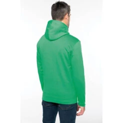Sweat-shirt à Capuche Contrastée Kariban Homme -Vêtements Travail Série sweat shirt a capuche contrastee homme kariban lightkellygreen white arriere