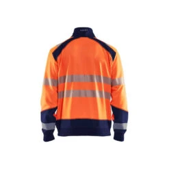 Sweat Shirt Col Camionneur Haute Visibilité Blaklader Classe 2 -Vêtements Travail Série sweat shirt col camionneur haute visibilite blaklader classe 2 orange marine 1