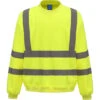 Sweat-shirt De Travail Haute Visibilité Yoko -Vêtements Travail Série sweat shirt de travail haute visibilite yoko jaune