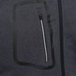 Sweat-shirt De Travail Stretch En Molleton Non Gratté Avec Capuche Diadora CROSS FZ -Vêtements Travail Série sweat shirt de travail stretch en molleton non gratte avec capuche cross fz gris poche